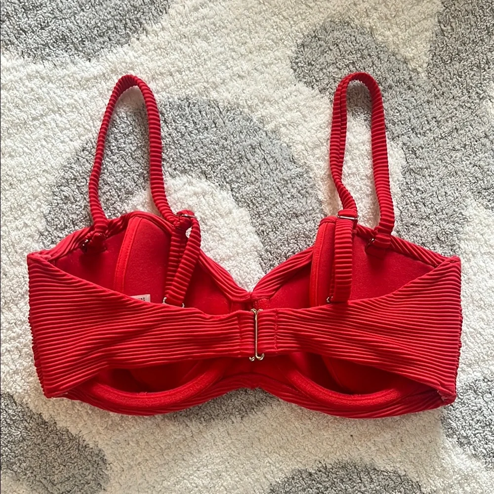 Red Women's Bikini Top - Picture 4 of 4
